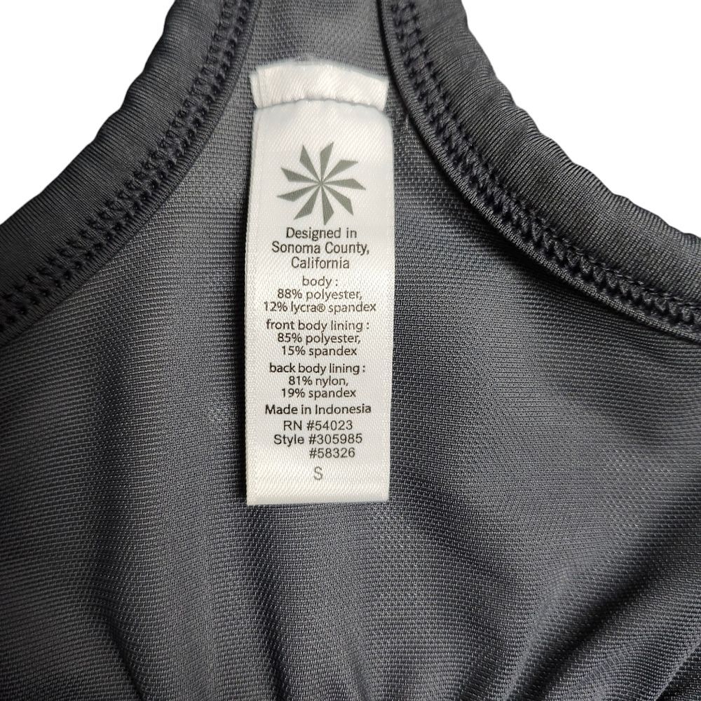 Athleta Gray and Purple Paisley Pavrita Tank Top. Sz. S - Picture 3 of 9